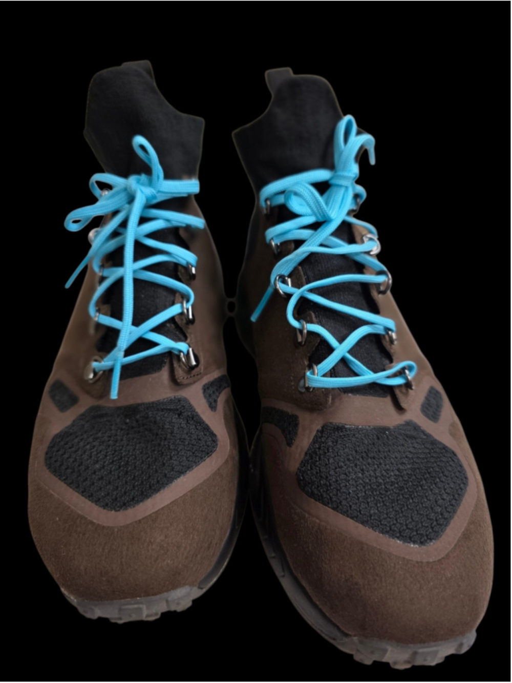 Men's Nike Talaria Mid Boots Brown and Blue